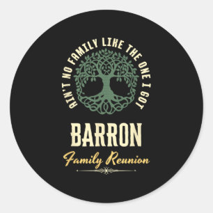 Wiedersehen 2025-Matching-Design der Familie - Bar Runder Aufkleber
