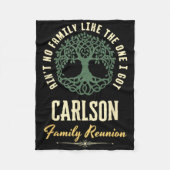 Wiedersehen 2025-Matching-Design der Familie - Car Fleecedecke (Vorderseite)