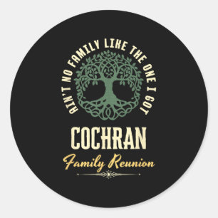 Wiedersehen 2025-Matching-Design der Familie - Coc Runder Aufkleber