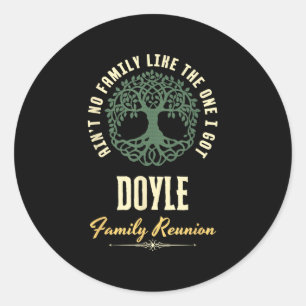 Wiedersehen 2025-Matching-Design der Familie - Doy Runder Aufkleber