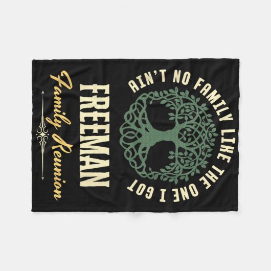 Wiedersehen 2025-Matching-Design der Familie - Fre Fleecedecke (Vorderseite (Horizontal))