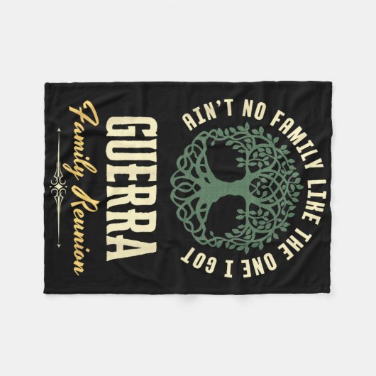 Wiedersehen 2025-Matching-Design der Familie - Gue Fleecedecke (Vorderseite (Horizontal))