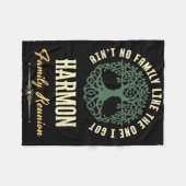 Wiedersehen 2025-Matching-Design der Familie - Har Fleecedecke (Vorderseite (Horizontal))