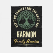 Wiedersehen 2025-Matching-Design der Familie - Har Fleecedecke (Vorderseite)