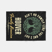 Wiedersehen 2025-Matching-Design der Familie - Hoo Fleecedecke (Vorderseite (Horizontal))
