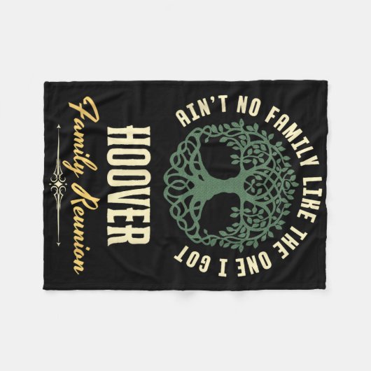 Wiedersehen 2025-Matching-Design der Familie - Hoo Fleecedecke (Vorderseite (Horizontal))