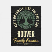 Wiedersehen 2025-Matching-Design der Familie - Hoo Fleecedecke (Vorderseite)