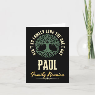 Wiedersehen 2025-Matching-Design der Familie - Pau Karte