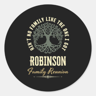 Wiedersehen 2025-Matching-Design der Familie - Rob Runder Aufkleber