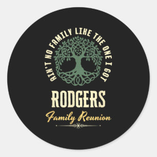Wiedersehen 2025-Matching-Design der Familie - Rod Runder Aufkleber