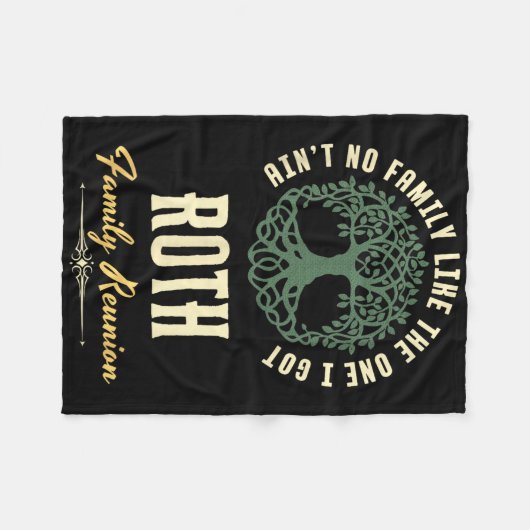 Wiedersehen 2025-Matching-Design der Familie - Rot Fleecedecke (Vorderseite (Horizontal))