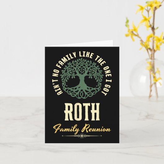 Wiedersehen 2025-Matching-Design der Familie - Rot Karte (Gelbe Blume)