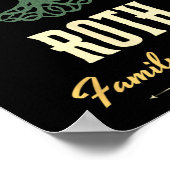 Wiedersehen 2025-Matching-Design der Familie - Rot Poster (Ecke)