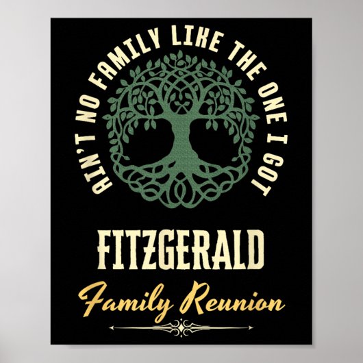 Wiedersehen 2025 Matching Design - Fitzgerald Poster (Vorne)