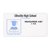 Wiedersehen / Abschluss Blauer Name (Vorne)