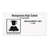 Wiedersehen/Abschluss-Etikett (Vorne)