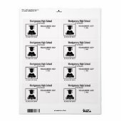 Wiedersehen/Abschluss-Etikett (Vorne)