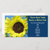 Wiedersehen am Muttertag! Einladungen zu Veranstal (Vorne/Hinten)