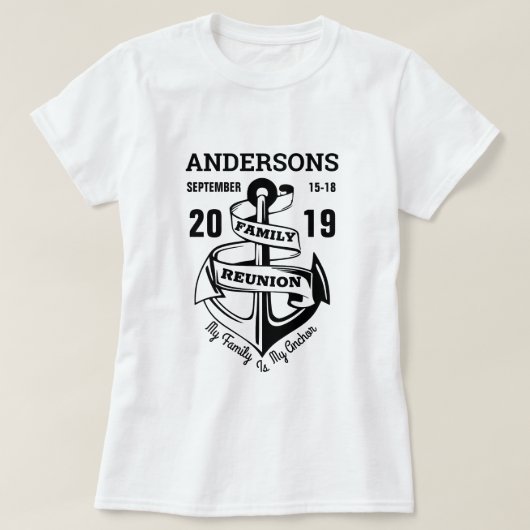 Wiedersehen Anchor T-Shirt (Design vorne)
