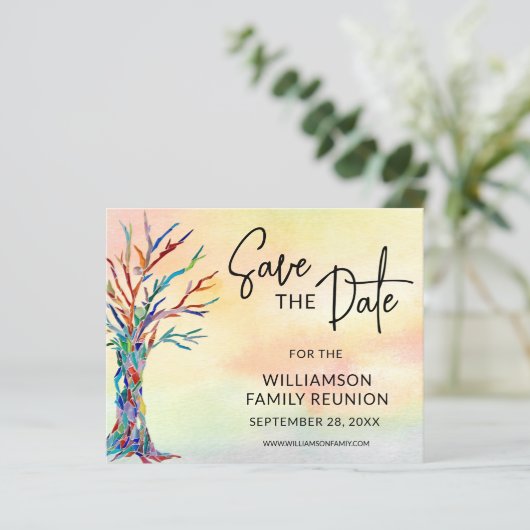 Wiedersehen-Ankündigung Datum freihalten (Stehend Vorderseite)