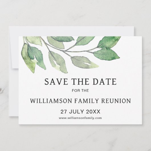 Wiedersehen-Ankündigung Datum freihalten Einladung (Vorderseite)