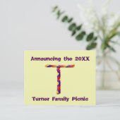 Wiedersehen Ankündigung der Familie Farblicher Bri (Stehend Vorderseite)