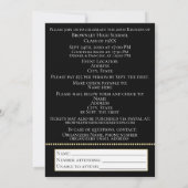 Wiedersehen-Ankündigungsdesign Einladung (Rückseite)