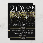 Wiedersehen-Ankündigungsdesign Einladung (Vorne/Hinten)