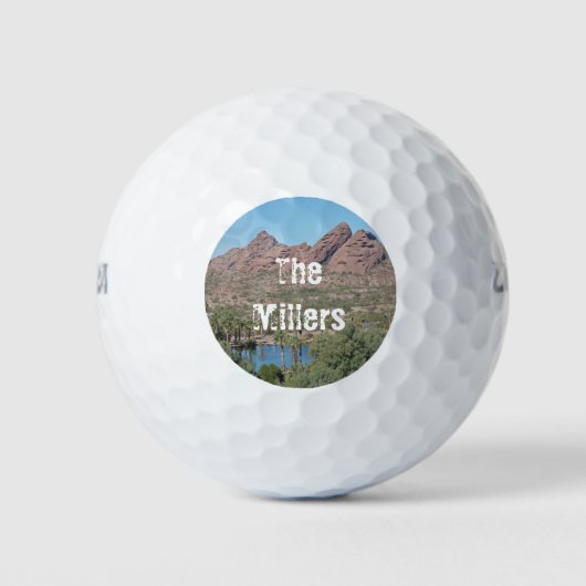 Wiedersehen Arizona Landschaft Foto Keepake Golfball (Vorderseite)