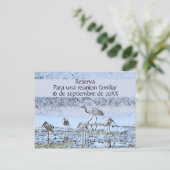 Wiedersehen auf Spanisch Ankündigungspostkarte (Stehend Vorderseite)