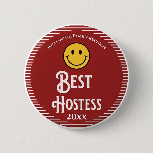 Wiedersehen Award Best Hostess Button (Vorderseite)