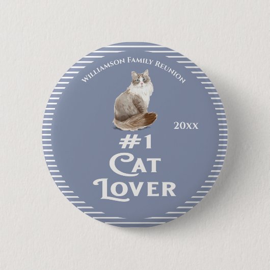 Wiedersehen Award Cat Button (Vorderseite)