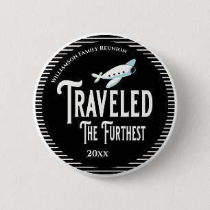 Wiedersehen Award der Familie reiste durch die Fur Button