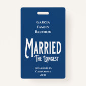 Wiedersehen Award für die Blaue Familie Verheirate Ausweis (Vorderseite)