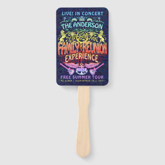 Wiedersehen Band Retro 70er Concept Logo Neon Fächer