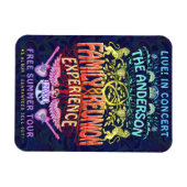 Wiedersehen Band Retro 70er Concept Logo Neon Magnet (Horizontal)