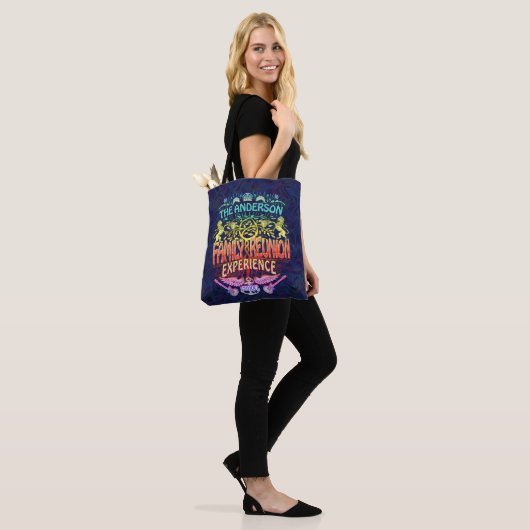 Wiedersehen Band Retro 70er Concept Logo Neon Tasche (Am Model)