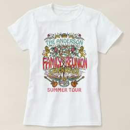 Wiedersehen Band-Retro-70er-Konzert-Logo der Famil T-Shirt
