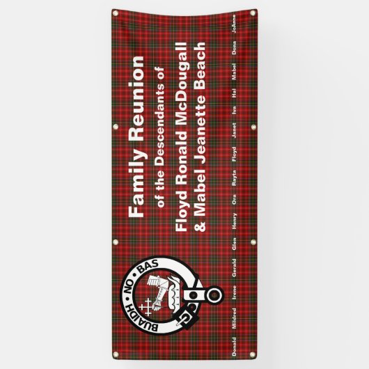 Wiedersehen Banner (Vertikal)