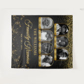 Wiedersehen-Banner der benutzerdefinierten Familie Wandteppich (Vorderseite (Horizontal))