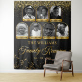 Wiedersehen-Banner der benutzerdefinierten Familie Wandteppich (Beispiel)