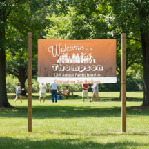 Wiedersehen-Banner der Coastal Sunset Family