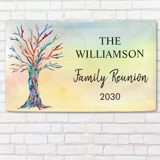 Wiedersehen-Banner der Family Tree Banner