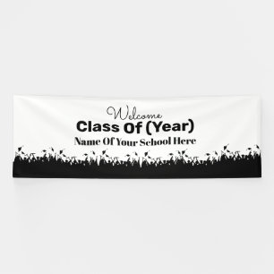 Wiedersehen-Banner der großen Klasse Graduiert Sil Banner
