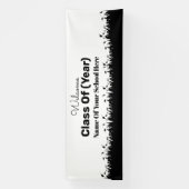 Wiedersehen-Banner der großen Klasse Graduiert Sil Banner (Vertikal)