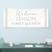 Wiedersehen-Banner der neutralen, trendy Family Banner (Messe)