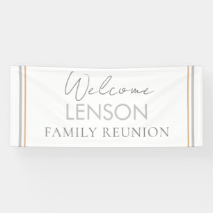 Wiedersehen-Banner der neutralen, trendy Family Banner