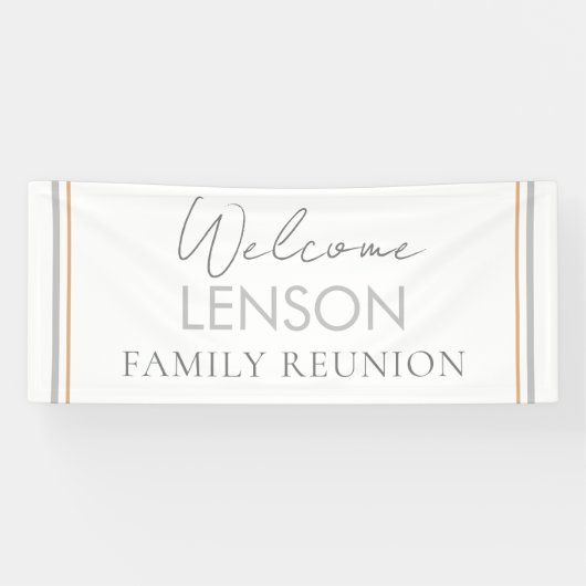 Wiedersehen-Banner der neutralen, trendy Family Banner (Horizontal)