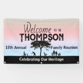 Wiedersehen-Banner der Pastelfamilie Banner (Horizontal)