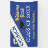 Wiedersehen-Banner für die Welcome Back Class Banner (Vertikal)